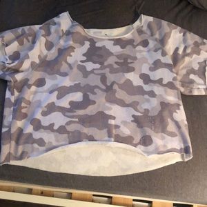 Camo crop top